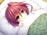 Rating: s Score: 9.40 Tags: cute, bed, blush, red hair, orange eyes