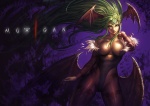 Rating: s Score: 9.87 Tags: ecchi, hot, sexy, wings, big boobs, long hair, green hair, morrigan aensland, succubus, legs, cleavage, woman, pantyhose, breast