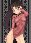 Rating: e Tags: blue eyes, blush, long hair, rin