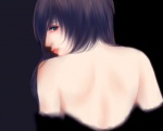 Rating: s Score: 9.80 Tags: long hair, black hair, blue eyes, woman, bare shoulders, back Rating: s Score: 9.80 Tags: long hair, black hair, blue eyes, woman, bare shoulders, back