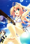 Rating: s Score: 9.06 Tags: bikini gun girls anime_girl long_hair anime_girls miyama-zero