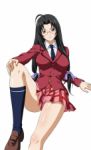 Rating: s Score: 9.25 Tags: hot, sexy, glasses, ikkitousen, kaku bunwa, long hair, schoolgirl, black hair, legs