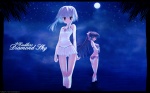 Rating: s Score: 9.73 Tags: widescreen, moon, long hair, short hair, sola