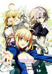 Rating: s Tags: boobs, Joan of Arc, saber, Saber Extra