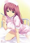 Rating: s Score: 9.20 Tags: girl, bed, nurse, anime girl, long hair, injection
