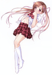 Rating: s Tags: anime girls, long hair, ooji, school girl, short skirt