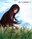Rating: s Score: 8.50 Tags: sky, long hair, black hair, akiyama mio