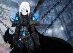Rating: s Score: 9.58 Tags: elf, white hair, blue eyes, eyepatch, warcraft, death knight