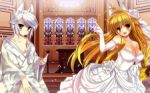 Rating: s Score: 9.50 Tags: kitsune, blush, wedding, long hair, anime girls, bride, short hair, boobs, blonde hair, kanokon, chizuru minamoto, nozomu ezomori