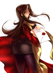 Rating: s Tags: brown hair, girl, green eyes, legs, long hair, pantyhose, rin tohsaka, skirt, thighs, woman Rating: s Tags: brown hair, girl, green eyes, legs, long hair, pantyhose, rin tohsaka, skirt, thighs, woman