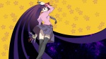 Rating: s Score: 9.75 Tags: widescreen, long hair, thigh highs, bakemonogatari, senjougahara hitagi, scissors, zettai ryouiki, hitagi senjougahara, stapler, utility knife, pleated skirt