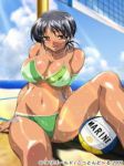 Rating: s Score: 9.00 Tags: beach, bikini, big boobs, blush, short hair, black hair, adult image