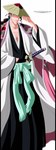  Score: 17 Tags: belt,black eyes,bleach,brown hair,fabian-94,hat,katana,kimono,kyoraku shunsui,long hair,male,single,tall image,weapon,white