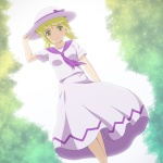  Score: 9 Tags:  blonde hair dress girl hat jean0503 luize short hair solo touhou yellow eyes 