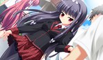 Tags: black hair,game cg,girl,imouto paradise (game),long hair,nanase michika,pink eyes,seifuku,smile Tags: black hair,game cg,girl,imouto paradise (game),long hair,nanase michika,pink eyes,seifuku,smile