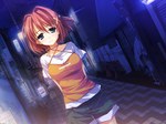  Score: 17 Tags: blue eyes,brown hair,game cg,girl,Kourin no Machi Lavender no Shoujo (game) ,night,street,suzuki haruka,yuuki hagure