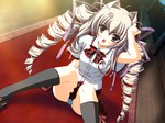  Score: 43 Tags: aruji no tame (game),blonde hair,brown eyes,drill hair,game cg,girl,light erotic,pantyshot sitting