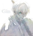  Score: 59 Tags: aqua eyes,bleach,blonde hair,gotei,ichimaru gin,inscription,japanese clothes,katana,light smile,looking at viewer,male,shinigami,short hair,simple background,single,sword,tall image,tamaki (artist),traditional clothes,weapon