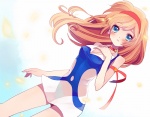  Score: 27 Tags: amezawa koma,blonde hair,blue eyes,blush,cutie honey,earrings,girl,hairband,heart,kisaragi honey,long hair,petals,ribbon (ribbons),single,sundress,wind