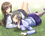  Tags:  grass hizuki_ayumi hizuki_shino pantyhose ringetsu school_uniform selen teacher 