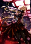  Score: 69 Tags: bakemonogatari,bare shoulders,blonde hair,dress,elbow gloves,girl,katana,kissshot acerolaorion heartunderblade,long hair,monogatari (series),single,tall image,under-siege,weapon,yellow eyes