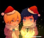  Score: 18 Tags: 2boys,blonde hair,blue eyes,blue hair,blush,cape,christmas,couple,daiki aomine,dark,fireflies,kuroko no basket,light,male,mittens,open mouth,orange eyes,orange hair,prophet (artist),ryouta kise,santa claus hat,scarf,school uniform,short hair,signed,simple background,star (stars),yellow eyes