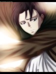  Score: 8 Tags: black hair,blue eyes,coloring,face,jacket,levi (rivaille),looking away,male,open jacket,shingeki no kyojin,short hair,single,splincide,tall image