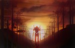  Score: 34 Tags:  cloud_(clouds) mecha neon_genesis_evangelion power_lines sun sunset まっさん＠素材規約少し変更_(artist) 
