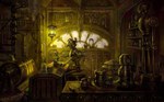  Score: 45 Tags:  gears hourglass lamp lantern mecha mechanical mechanization original robot sci-fi stairs tagme (artist) widescreen 