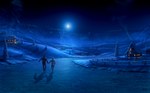  Score: 45 Tags: bridge,cap,fel-x (artist),full moon,holding hands,house,landscape,light,mountain,night sky,original,scenic,shadow,skates,tree (trees),wallpaper,wide image,winter,winter clothes