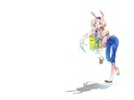  Score: 18 Tags: blonde hair,bucket,bunny ears,bunnygirl,bunny tail,easel,fringe,girl,hair ribbon,hiruna454 (artst),holding,jeans,long hair,looking away,looking down,original,overalls,paintbrush,red eyes,shadow,shirt,simple background,single,standing,very long hair,water,white