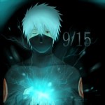  Score: 8 Tags: hatake kakashi,highres,lightning,looking at viewer,mask,naruto,red eyes,sad,sharingan,shirt,short hair,single,white hair,wink