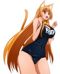  Score: 27 Tags: absurdres,animal ears,animal tail,asobi ni iku yo!,bell,blonde hair,blush,cat ears,catgirl,cat tail,eris (asobi ni iku yo!),girl,highres,large breasts,light erotic,long hair,manaalchemist,open mouth,red eyes,school swimsuit,single,smile,tall image,transparent background,vector