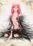  Score: 61 Tags: breasts,ecchi,feather (feathers),girl,guilty crown,light erotic,long hair,looking at viewer,navel,pink hair,red eyes,sitting,solo,tall image,xxx sherry,yuzuriha inori