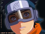  Tags: bandana,black hair,butchersonic,close,face,goggles,highres,male,naruto,red eyes,short hair,solo,uchiha obito