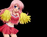  Score: 18 Tags: baka to test to shoukanjuu,black,blush,cheerleader,girl,highres,himeji mizuki,long hair,open mouth,pink hair,purple eyes,skirt,solo