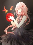  Score: 49 Tags: ball,bare shoulders,black dress,dress,fish,flower (flowers),girl,guilty crown,hairclip,long hair,looking away,open mouth,pink eyes,pink hair,single,tall image,teeth,twintails,yuzuriha inori