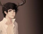 Score: 27 Tags: amsbt (artist),brown,brown hair,grey eyes,horn (horns),male,open shirt,original,realistic,shirt,short hair,simple background,solo Score: 27 Tags: amsbt (artist),brown,brown hair,grey eyes,horn (horns),male,open shirt,original,realistic,shirt,short hair,simple background,solo