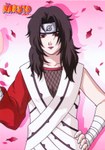  Score: 18 Tags: bandana,black hair,girl,inscription,leaf (leaves),lipstick,long hair,looking at viewer,naruto,red eyes,scan,tall image,yuuhi kurenai