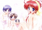 Tags: akiyama fumio,amagasaki mikoto,bath,bekkankou,hanihani,light erotic,nonohara yui,tachibana chihiro,tsuki ha higashi ni hi ha nishi ni
