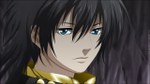  Tags: alone hades,black hair,blue eyes,face,long hair,male,portrait,saint seiya,slipknot31,solo,wall,wide image