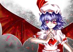  Tags:  bat_wings hat purple_hair red_eyes remilia_scarlet touhou 