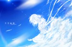  Score: 27 Tags: arufa (pixiv),cloud (clouds),girl,hakurei reimu,hieroglyph,miko,ribbon (ribbons),saigyouji yuyuko,sky,touhou