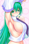 Score: 44 Tags: asamura hiori,blush,detached sleeves,ecchi,girl,green eyes,green hair,kochiya sanae,large breasts,light erotic,long hair,necktie,single,tall image,touhou Score: 44 Tags: asamura hiori,blush,detached sleeves,ecchi,girl,green eyes,green hair,kochiya sanae,large breasts,light erotic,long hair,necktie,single,tall image,touhou
