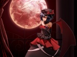 Score: 9 Tags: black_hair dress elbow_gloves full_moon girl gloves hat moon night red_eyes red_moon remilia_scarlet short_hair touhou vampire wings Score: 9 Tags: black_hair dress elbow_gloves full_moon girl gloves hat moon night red_eyes red_moon remilia_scarlet short_hair touhou vampire wings