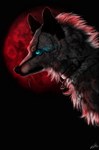  Score: 63 Tags:  animal blue eyes collar glowing eye (eyes) moon original red moon solo whitespiritwolf wolf 