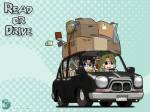  Tags:  car chibi michelle_cheung read_or_die yomiko_readman 
