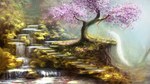  Score: 123 Tags: bird (birds),cherry blossoms,flower (flowers),highres,jjpeabody,no people,peacock,river,tree (trees),wallpaper,water,wide image