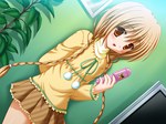  Tags:  brown_eyes brown_hair clover_point game_cg girl phone 