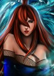  Score: 54 Tags: bare shoulders,blue eyes,brown hair,girl,hair over one eye,lilyzou,lips,lipstick,long hair,mei terumi (mizukage),naruto,realistic,single,tall image